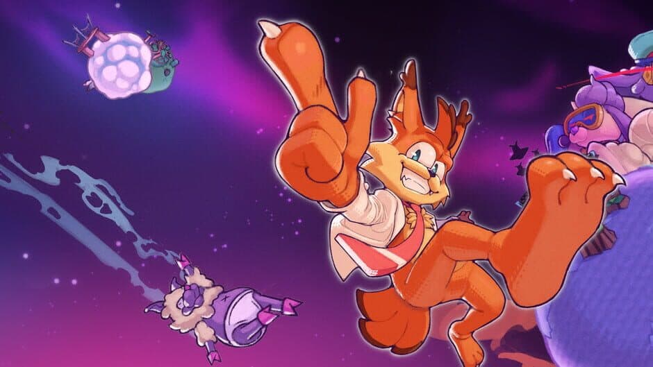 Bubsy 4D banner