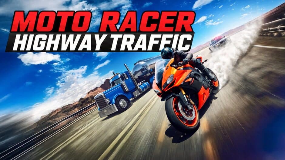 Moto Racer Highway Traffic banner